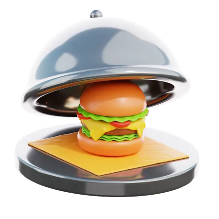 Food Tray  3D Icon