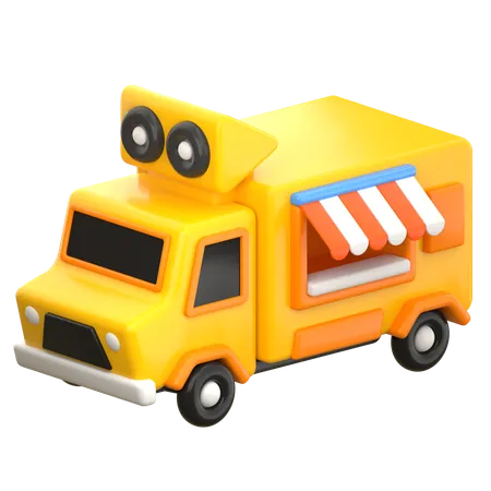 Food Truck  3D Icon