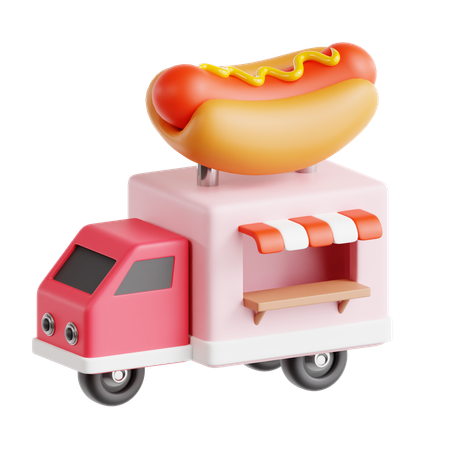 Camion de nourriture  3D Icon