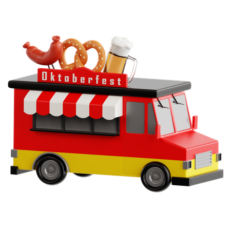 Food Truck  3D Icon