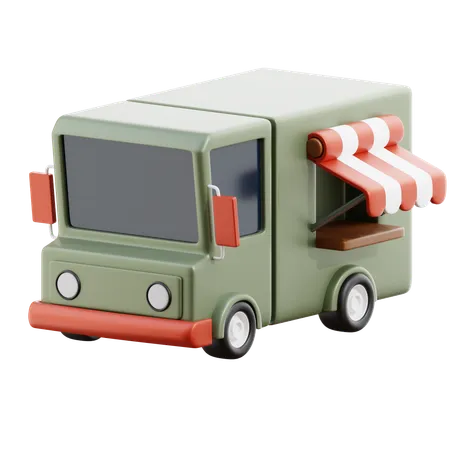 Food Truck  3D Icon