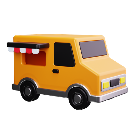 Food Truck  3D Icon