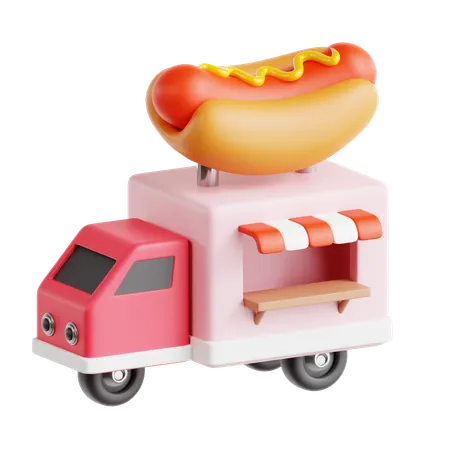 Food Truck  3D Icon