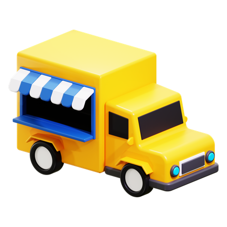 Food truck  3D Icon