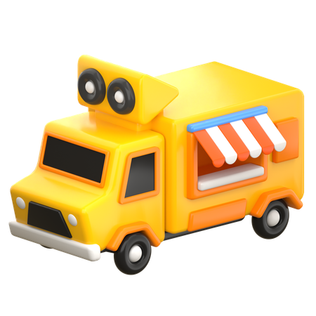 Food Truck  3D Icon