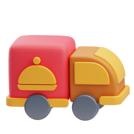 Food Truck  3D Icon