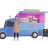 3d food-truck