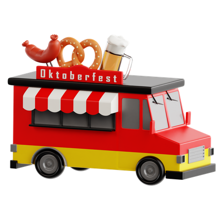 Caminhão de comida  3D Icon