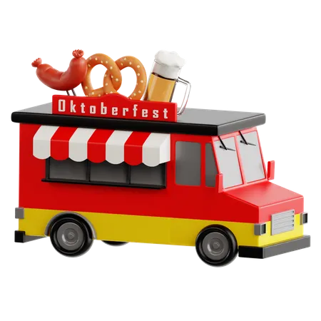 Caminhão de comida  3D Icon