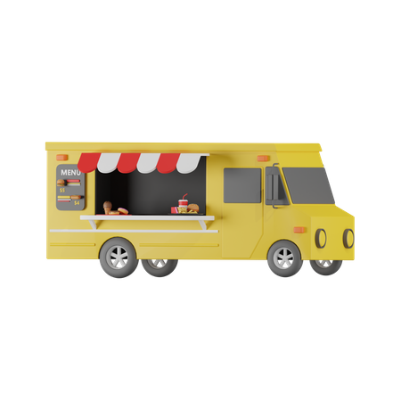 Food Vehicle  3D Icon