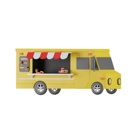 Food Vehicle  3D Icon