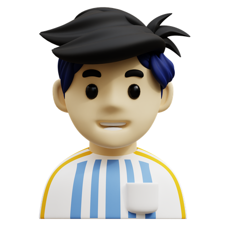 Footbal Player  3D Icon