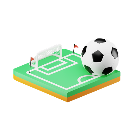 Football  3D Icon