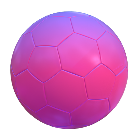 Football Abstract Shape  3D Icon