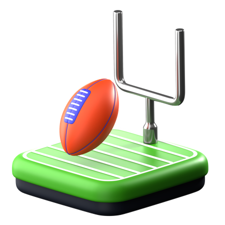 Football américain  3D Icon