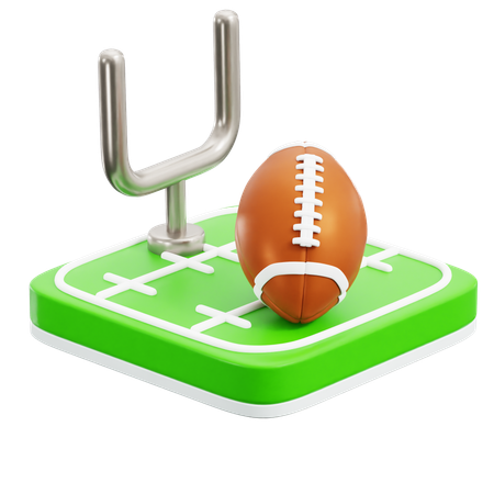 Football américain  3D Icon