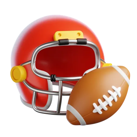 Football américain  3D Icon