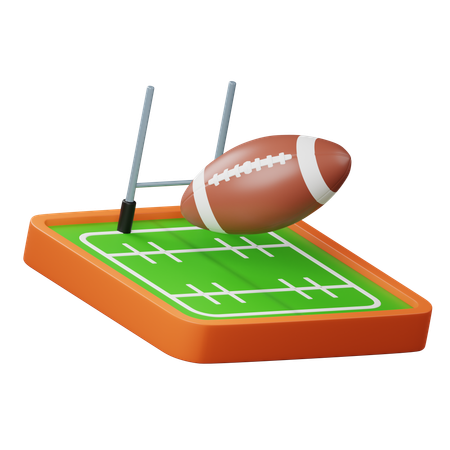 Football américain  3D Icon