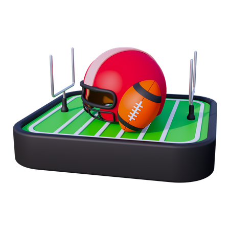 Football américain  3D Icon