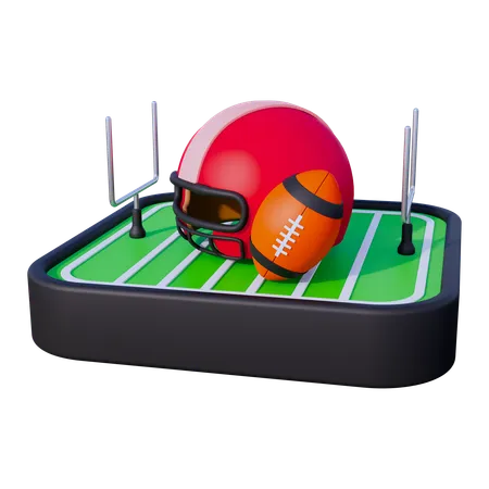 Football américain  3D Icon