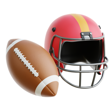 Football américain  3D Icon