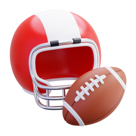 Football américain  3D Icon