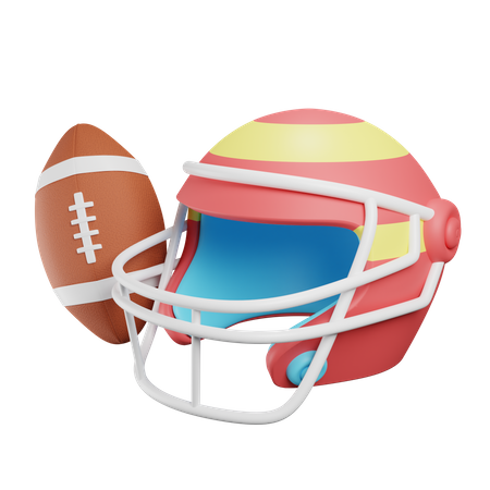 Football américain  3D Illustration