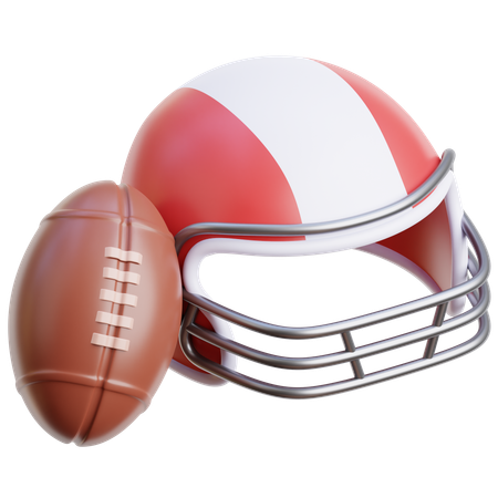 Football américain, rugby  3D Icon