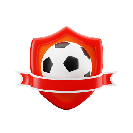 Football badge  3D Icon