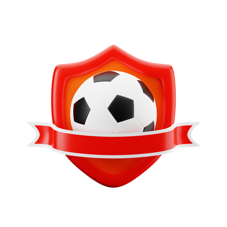 Football badge  3D Icon