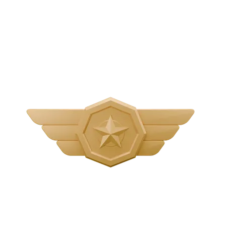 Football Badge  3D Icon