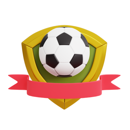 FOOTBALL BADGE  3D Icon