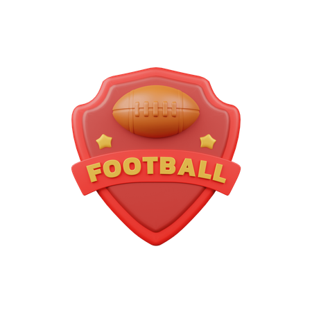 Football Badge 3D Icon