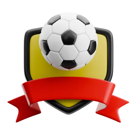 Football Championship Emblem  3D Icon