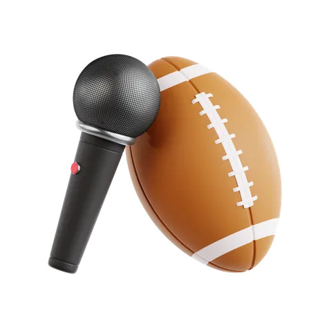 Football Commentary  3D Icon