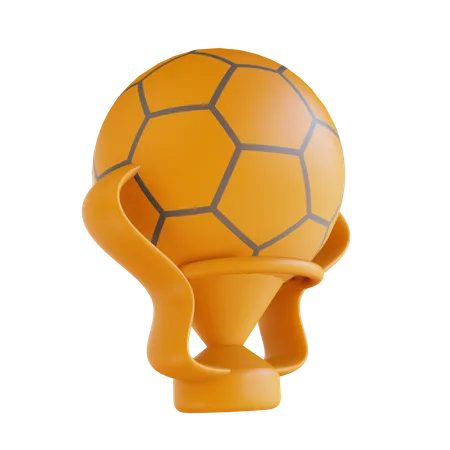 Football Cup  3D Illustration