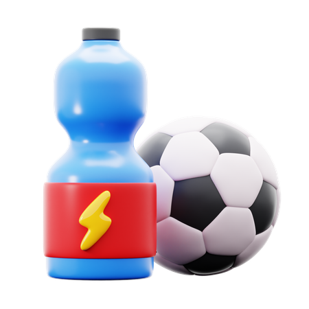 Football Drink Time  3D Icon