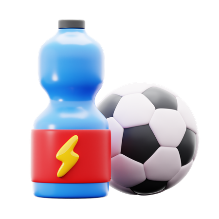 Football Drink Time  3D Icon