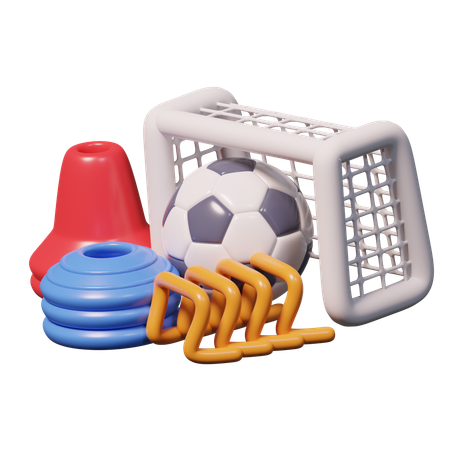 Football Equipment  3D Icon