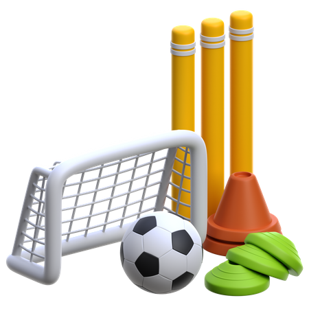 Football Equipment  3D Icon