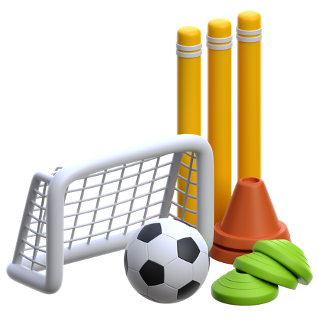 Football Equipment  3D Icon
