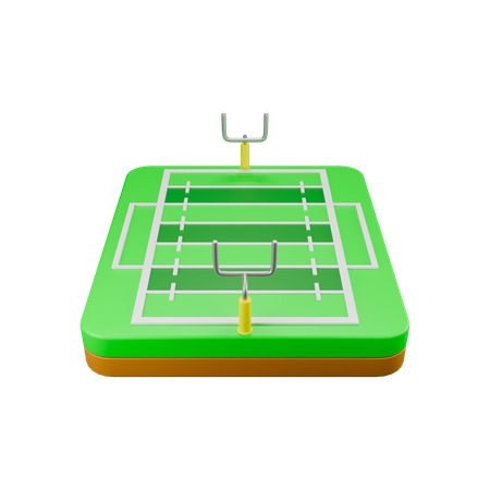 Football Field  3D Icon