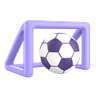 3d soccer field logo