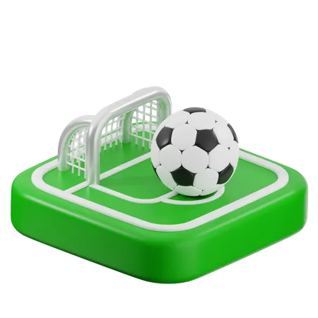 Football Field  3D Icon