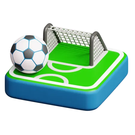 Football Field  3D Icon