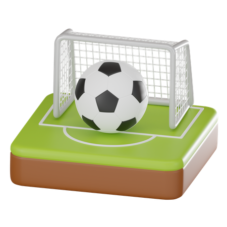 Football Field  3D Icon