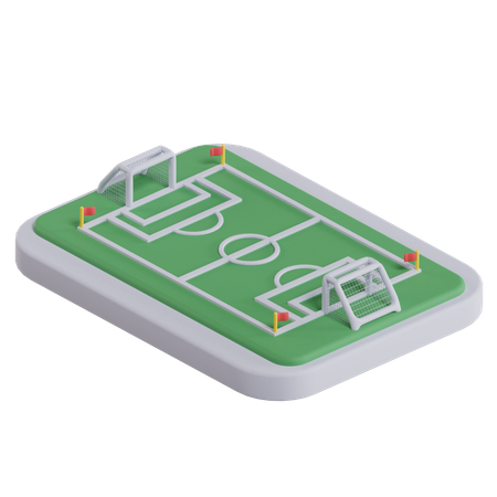 Football field  3D Icon