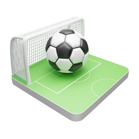 Football field  3D Icon