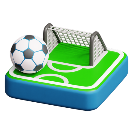 Football Field  3D Icon