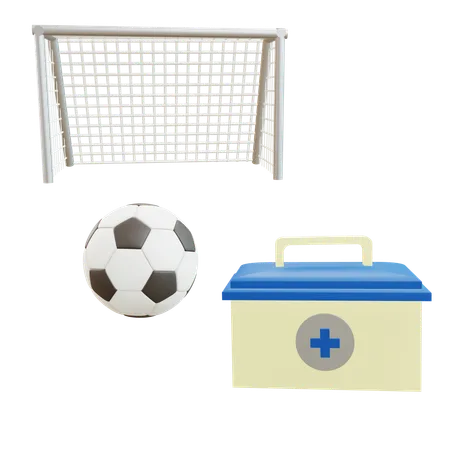 Football first aid  3D Icon